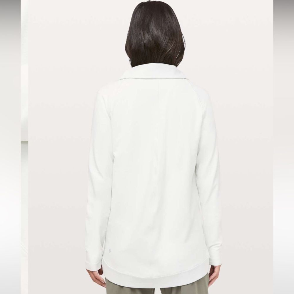 Lululemon Rulu Rally Wrap Long Sleeve Jacket Top Size 4 Heathered Ocean Mist